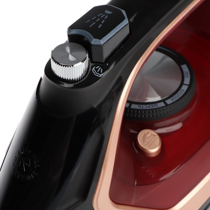 Утюг Centek CT-2313, 2600 Вт, 350 мл, керамика, капля-стоп, пар. удар, самоочистка, красный Утюг Centek CT-2313, 2600 Вт, 350 мл, керамика, капля-стоп, пар. удар, самоочистка, красный