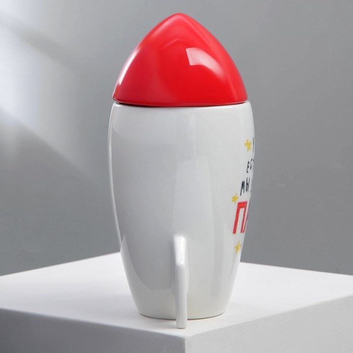 Кружка керамическая &laquo;Папа&raquo;, 300 мл, цвет белый