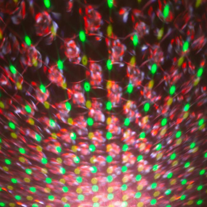 Световой прибор «Волны» 10.5 см, лазер, динамик, пульт ДУ, свечение мульти, 5 В Световой прибор «Волны» 10.5 см, лазер, динамик, пульт ДУ, свечение мульти, 5 В