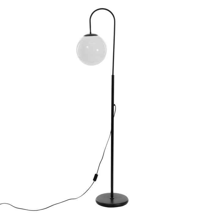 Торшер  Торшер "Асфира" Е27 15Вт чёрно-белый h.171 см