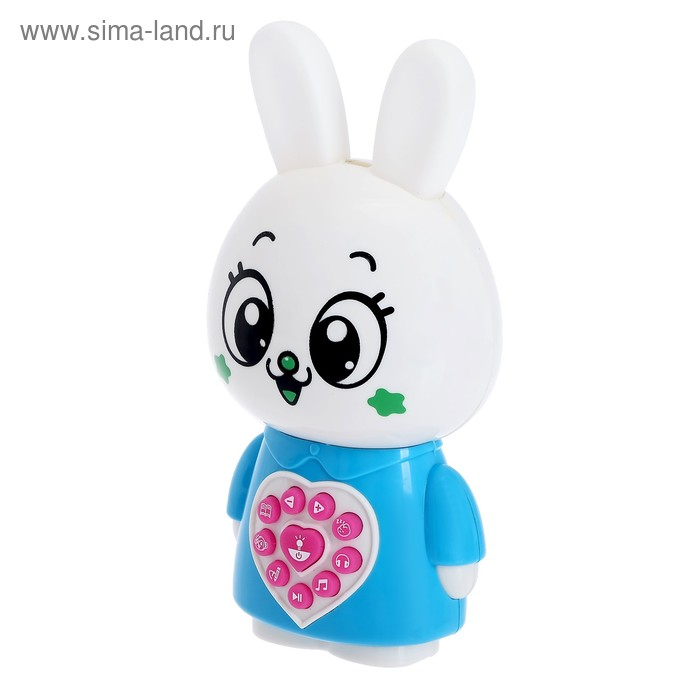 Музыкальная игрушка «Любимый дружок: Зайчик», поёт песни, рассказывает сказки, ушки мигают цветными огоньками