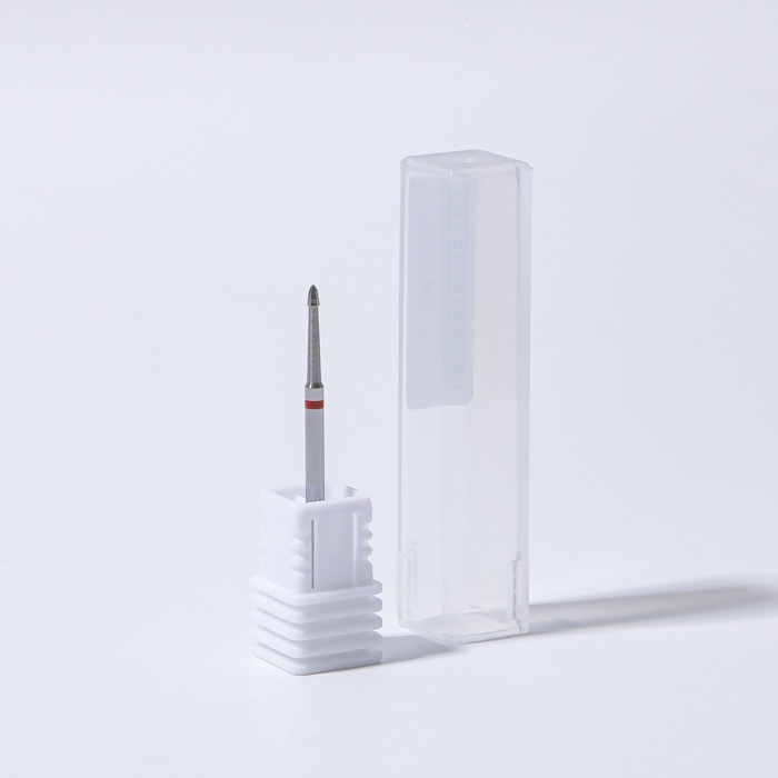 Фреза для маникюра, безопасная, 4 грани, 1,2 × 2,5 мм, в пластиковом футляре Фреза для маникюра, безопасная, 4 грани, 1,2 × 2,5 мм, в пластиковом футляре