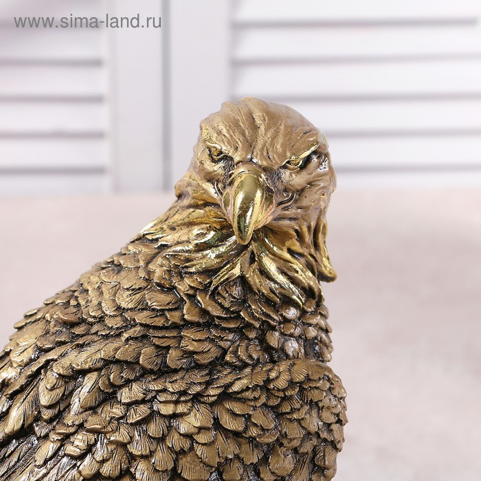 Часы настольные интерьерные каминные Часы настольные интерьерные каминные "Орел", h-31 см, d-7 см 3940762