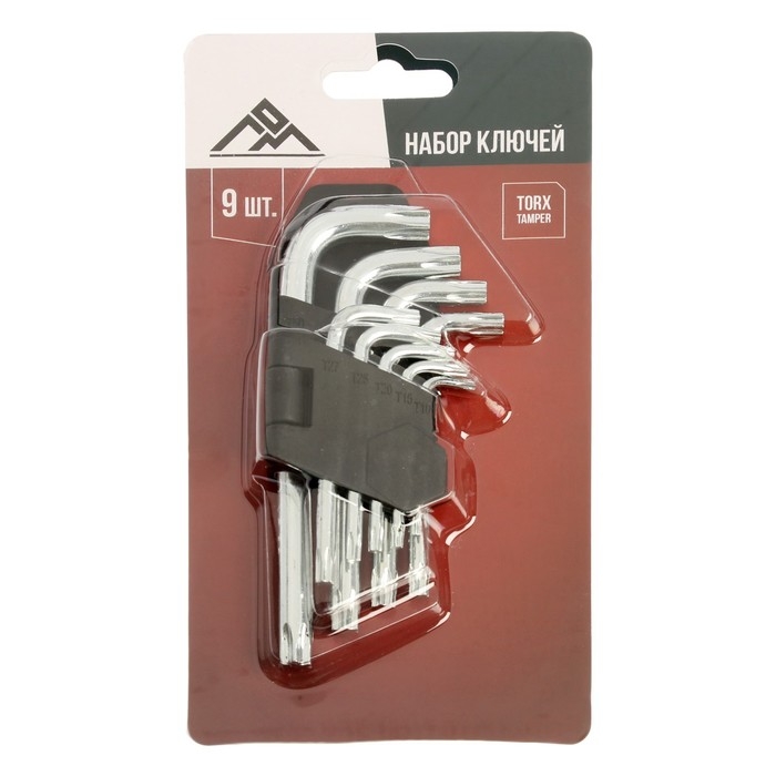 Набор ключей ЛОМ, TORX Tamper, TT10 - TT50, 9 шт. Набор ключей ЛОМ, TORX Tamper, TT10 - TT50, 9 шт.