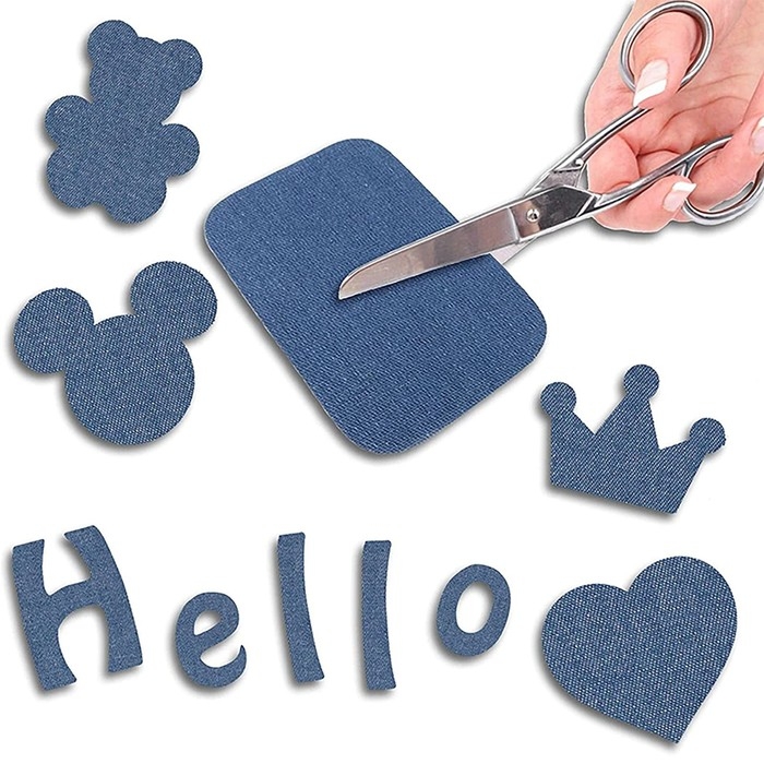 Набор заплаток для одежды «Синий спектр», овальные, термоклеевые, 7 × 5 см, 5 шт Набор заплаток для одежды «Синий спектр», овальные, термоклеевые, 7 × 5 см, 5 шт