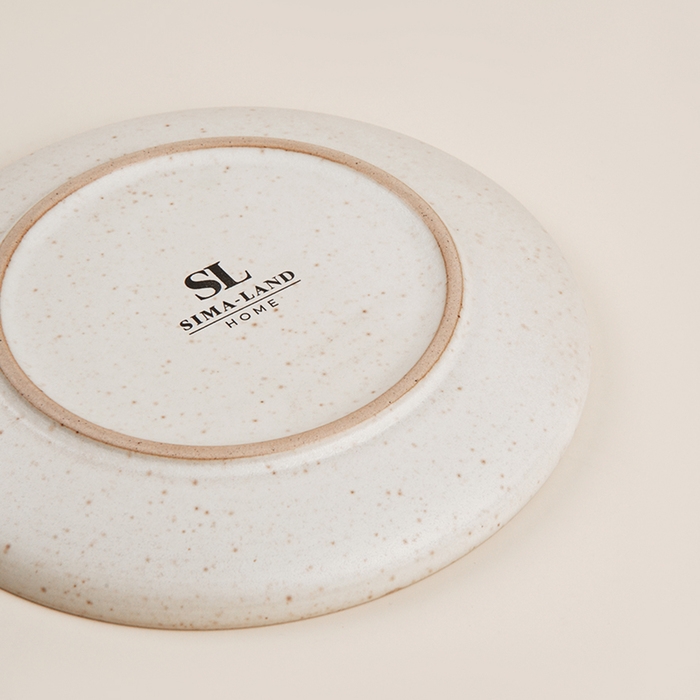 Тарелка керамическая SL Home «Райяс», d=16,5 см, цвет бежевый Тарелка керамическая SL Home «Райяс», d=16,5 см, цвет бежевый