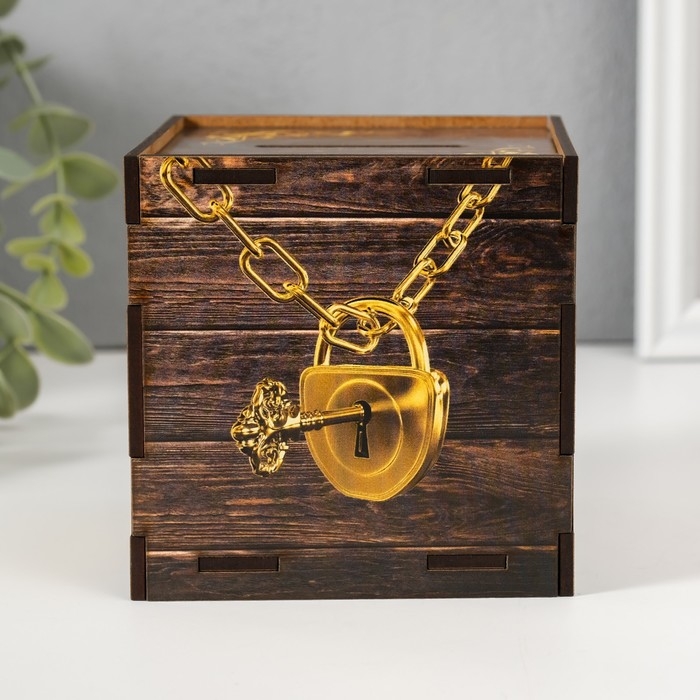 Копилка куб Копилка куб "Царская копилка" 10х10х10 см