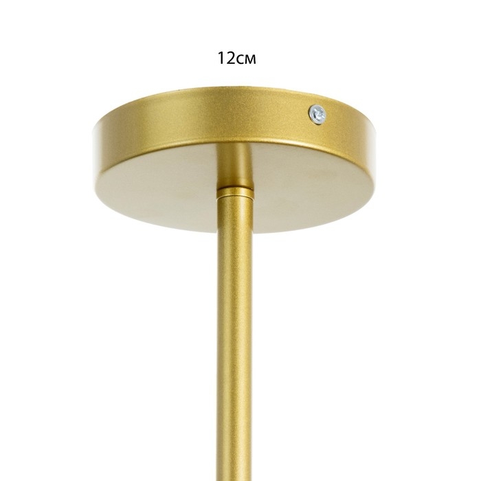 Люстра Люстра "Мурано" 12хЕ27 60Вт золото дымчатый 105х105х35см BayerLux