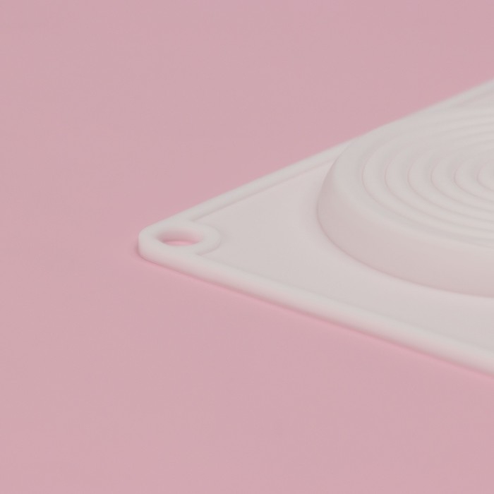 Форма для муссовых десертов и выпечки Доляна «Гипноз», силикон, 30×17,5×0,5 см, 6 ячеек (d=7,7 см), цвет белый Форма для муссовых десертов и выпечки Доляна «Гипноз», силикон, 30×17,5×0,5 см, 6 ячеек (d=7,7 см), цвет белый