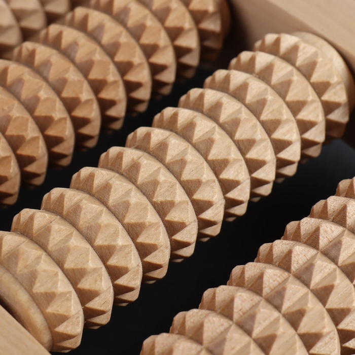 Массажёр «Счёты», 19 × 24,5 × 4 см, деревянный, 5 рядов Массажёр «Счёты», 19 × 24,5 × 4 см, деревянный, 5 рядов