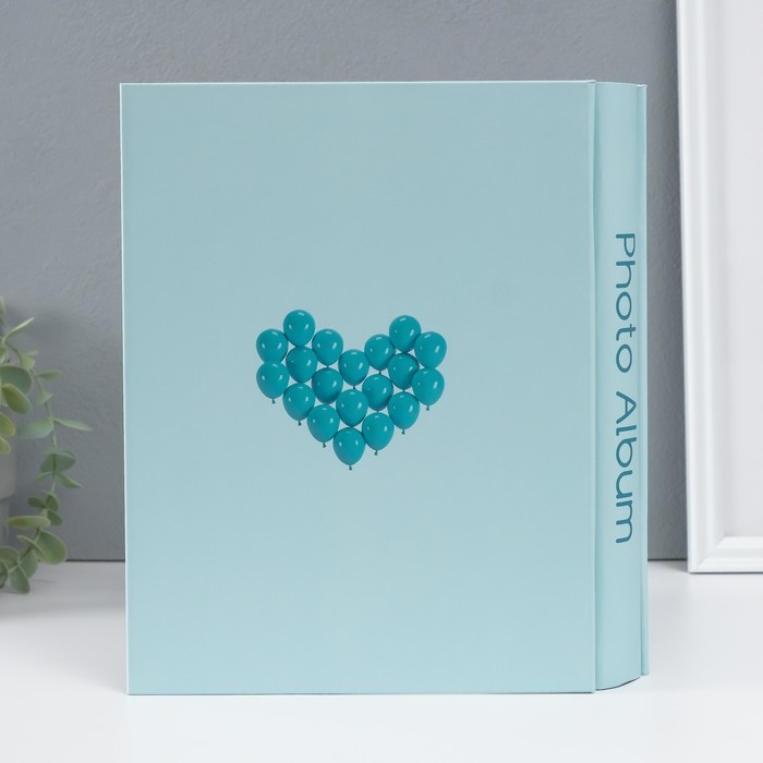 Фотоальбом на 200 фото 10х15 см Фотоальбом на 200 фото 10х15 см "Сердце из воздушных шаров" в коробке МИКС 5,6х20,5х26,2 см 104996