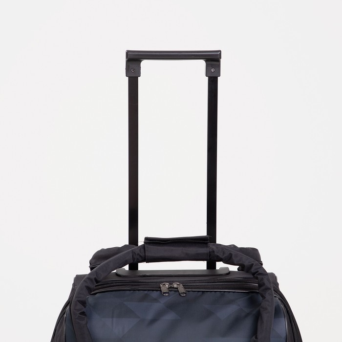 Чемодан малый 37 л (S), с расширением, сумка дорожная на молнии, цвет чёрный Чемодан малый 37 л (S), с расширением, сумка дорожная на молнии, цвет чёрный