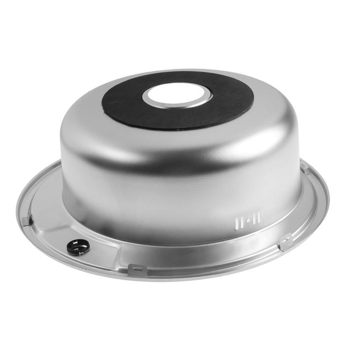 Мойка кухонная MIXLINE 532307, врезная, толщина 0.8 мм, 51х51х17 см, вып. 3 1/2 Мойка кухонная MIXLINE 532307, врезная, толщина 0.8 мм, 51х51х17 см, вып. 3 1/2", с сифоном