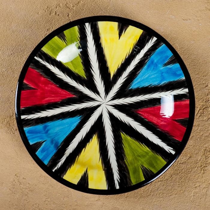 Тарелка Риштанская Керамика Тарелка Риштанская Керамика "Атлас", 18 см