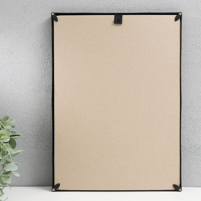 Фоторамка пластик 21х30 см 3 серия, чёрный