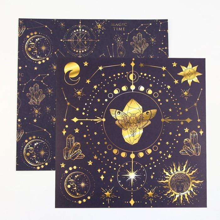 Набор бумаги для скрапбукинга «Космос внутри», 12 листов, 30.5 х 30.5 см, 180 г/м² Набор бумаги для скрапбукинга «Космос внутри», 12 листов, 30.5 х 30.5 см, 180 г/м²