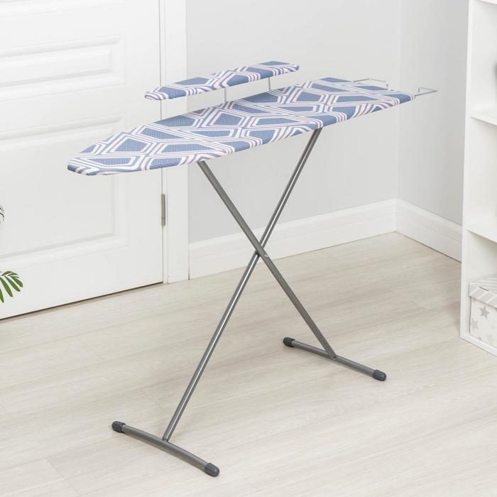 Доска гладильная Nika «Лина 2», 107×29 см, два положения высоты 70, 80 см, цвет микс Доска гладильная Nika «Лина 2», 107×29 см, два положения высоты 70, 80 см, цвет микс