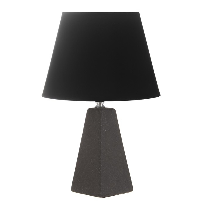 Настольная лампа Настольная лампа "Альберта" Е27 40Вт серый 25х25х36см RISALUX