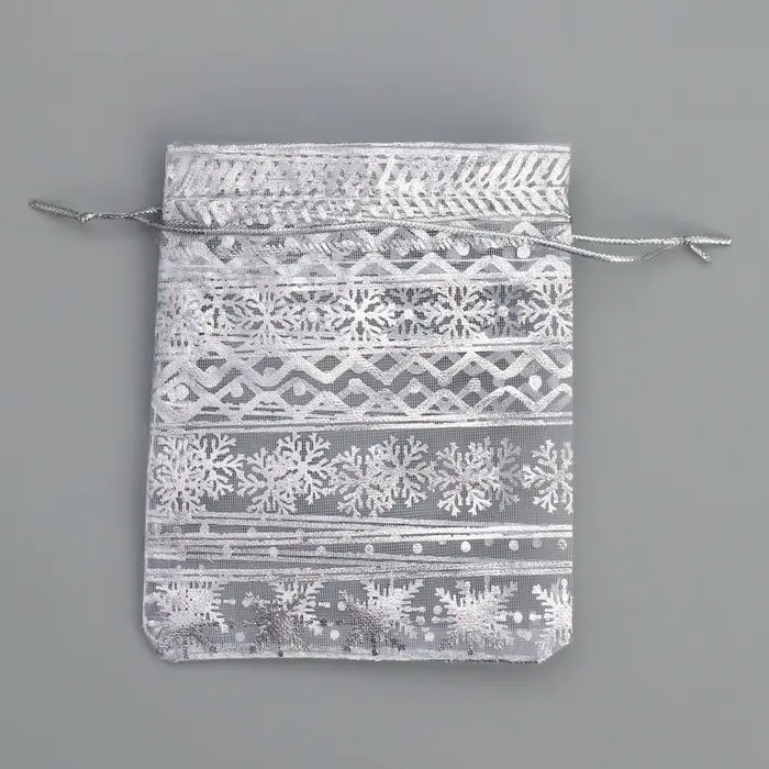 Мешочек подарочный органза «Волшебного Нового года», 10 х 12 см +/- 1.5 см Мешочек подарочный органза «Волшебного Нового года», 10 х 12 см +/- 1.5 см