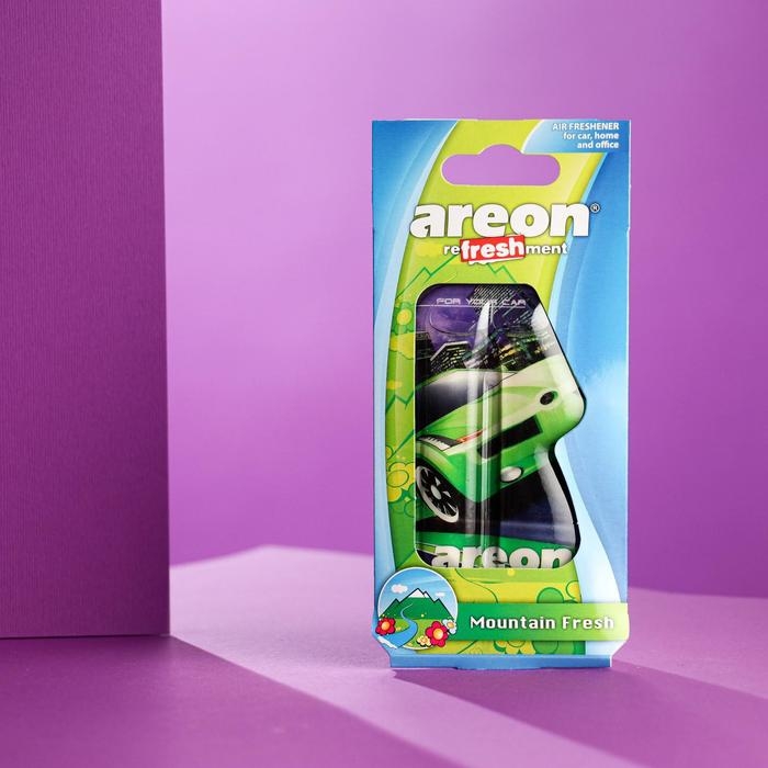 Ароматизатор на зеркало Areon Refreshment гелевый, свежесть гор 704-025-914 Ароматизатор на зеркало Areon Refreshment гелевый, свежесть гор 704-025-914
