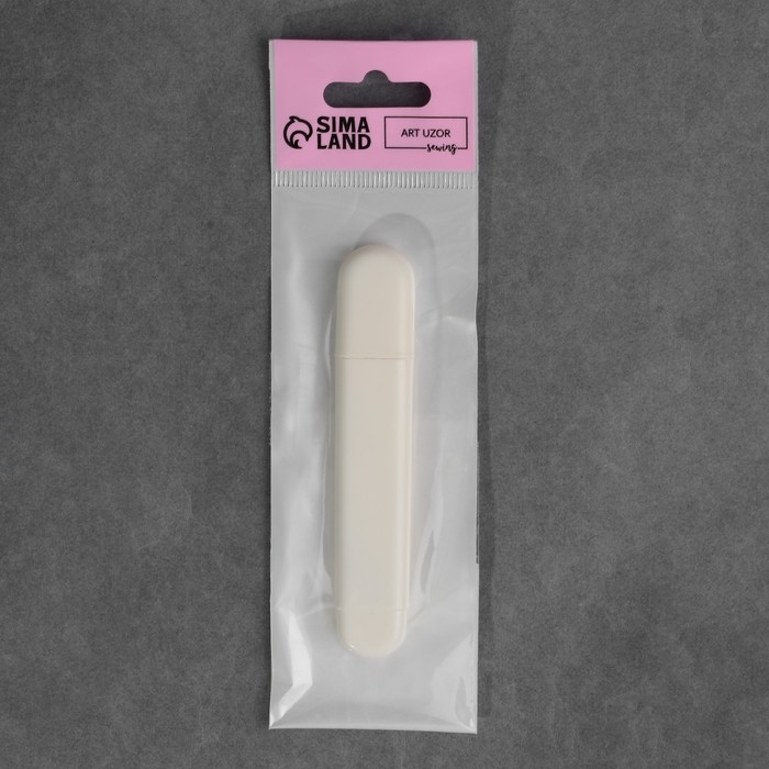 Меловое колёсико для ткани, 9,4 × 1,8 × 0,9 см, цвет белый