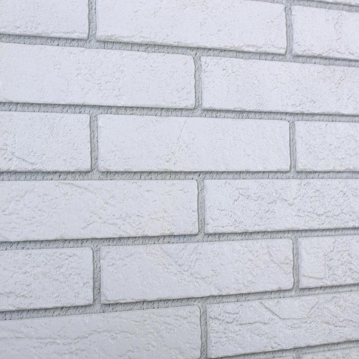 Панель ПВХ кирпич Жемчужный 485х960 Панель ПВХ кирпич Жемчужный 485х960