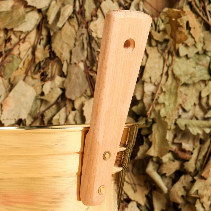 Ушат латунный, 2.2 л, с ручкой Ушат латунный, 2.2 л, с ручкой