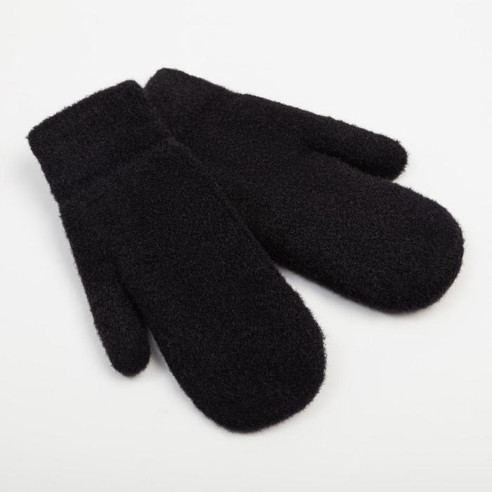 Варежки женские MINAKU  Варежки женские MINAKU "Мягкость", р-р 23 см, цв. чёрный