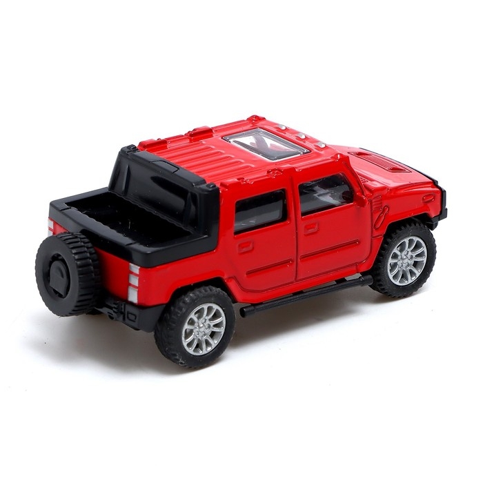 Машина металлическая «Пикап», масштаб 1:43 инерция, цвет красный Машина металлическая «Пикап», масштаб 1:43 инерция, цвет красный