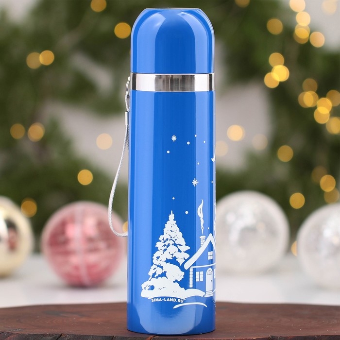Новый год! Термос новогодний «Зимняя сказка», 500 мл Новый год! Термос новогодний «Зимняя сказка», 500 мл