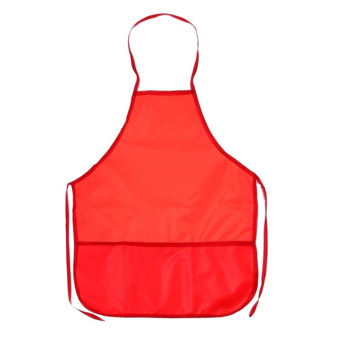 Фартук для труда + нарукавники, 490 х 390/250 х 160 мм, размер S (рост 116-146), Calligrata, Фартук для труда + нарукавники, 490 х 390/250 х 160 мм, размер S (рост 116-146), Calligrata, "Стандарт", красный
