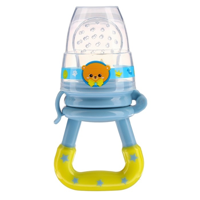 Ниблер для прикорма с силиконовой сеточкой «Мишка принц» Ниблер для прикорма с силиконовой сеточкой «Мишка принц»