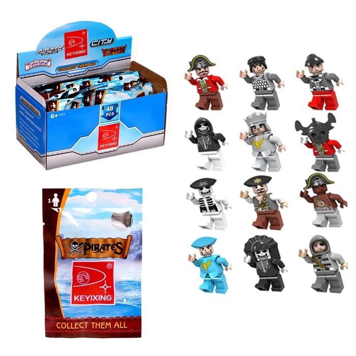 Фигурки для конструктора «Пираты», МИКС Фигурки для конструктора «Пираты», МИКС