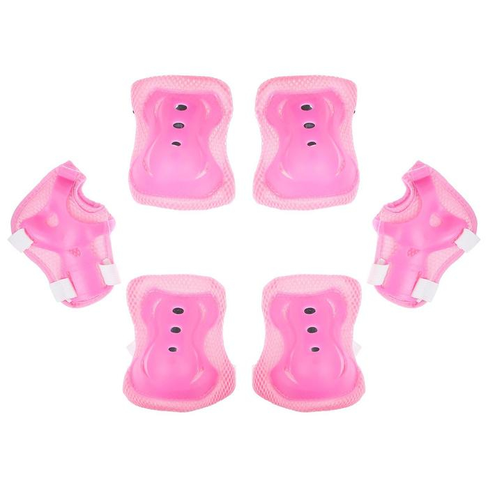 Защита роликовая ONLYTOP OT-2020, р. L, цвет розовый Защита роликовая ONLYTOP OT-2020, р. L, цвет розовый