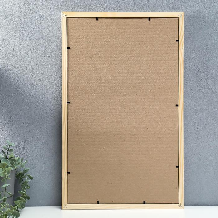 Фоторамка 30х50 см белое дерево № 5