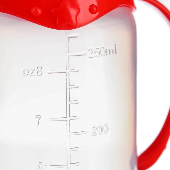Бутылочка для кормления, классическое горло, 250 мл., от 3 мес., цилиндр, с ручками, цвет МИКС Бутылочка для кормления, классическое горло, 250 мл., от 3 мес., цилиндр, с ручками, цвет МИКС