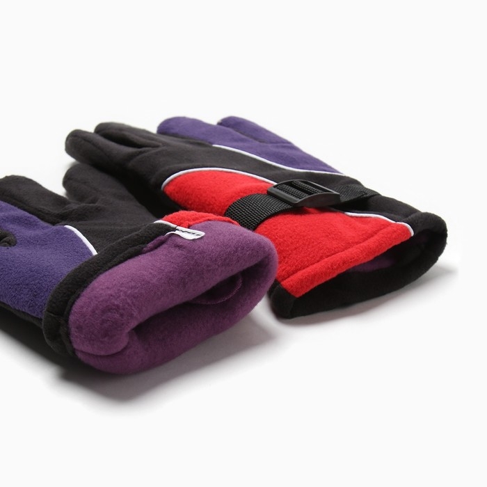 Перчатки мужские двухслойные MINAKU цв. красный, р-р 26 см Перчатки мужские двухслойные MINAKU цв. красный, р-р 26 см