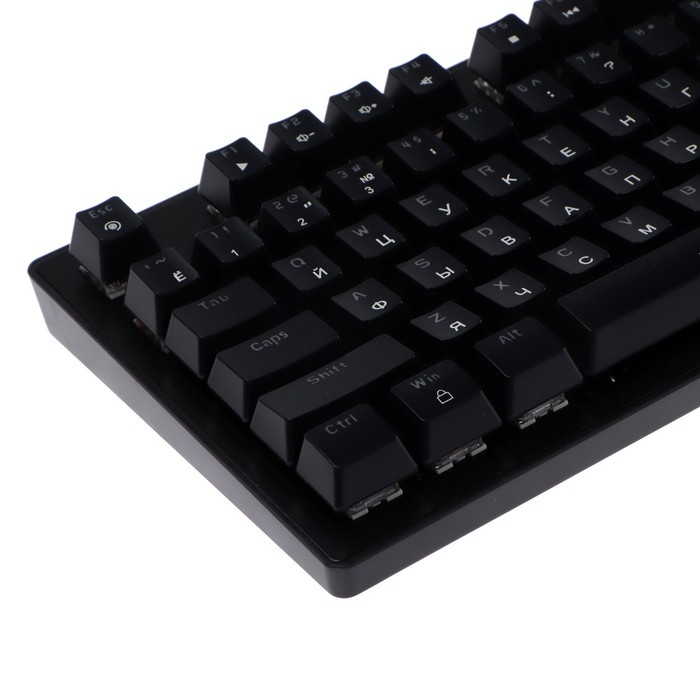 Клавиатура MARVO KG901, игровая, проводная, механическая, 87 клавиш, USB, подсветка, черная Клавиатура MARVO KG901, игровая, проводная, механическая, 87 клавиш, USB, подсветка, черная