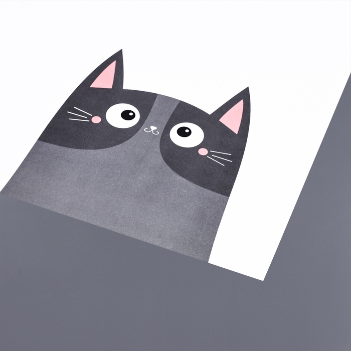 Коврик под миску  Коврик под миску "Пижон" 43 х 28 см "Три кота"