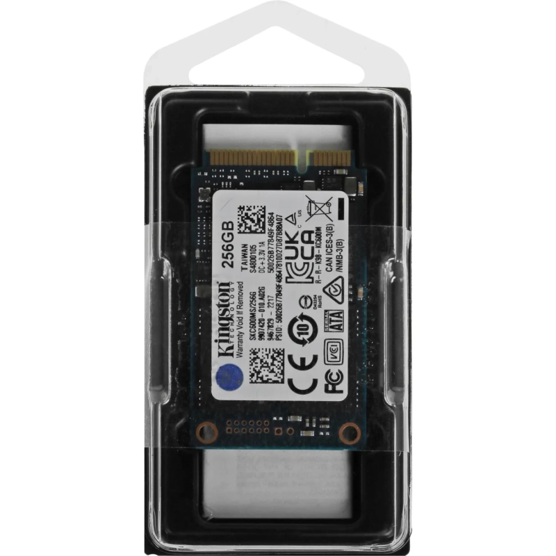 SSD накопитель Kingston KC600, 256GB, mSATA, SATA(SKC600MS/256G)