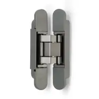 Петля скрытой установки LOCKLAND, 25&times;150 мм, с 3D-регулированием, цвет графит
