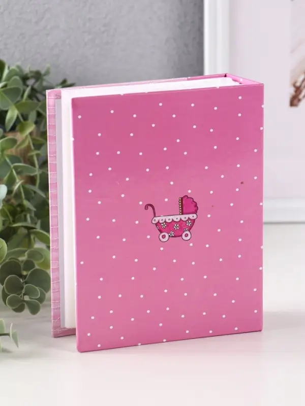Фотоальбом 100 фото Пинеточки" 10X15см, ПП карм., розовый