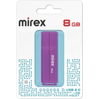 Флеш-память Mirex USB LINE VIOLET 8Gb (13600-FMULVT08 )