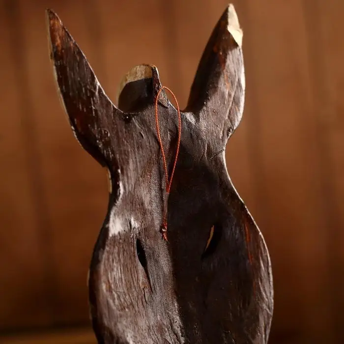 Маска дерево Маска дерево "Зебра" 30х10,5х5 см