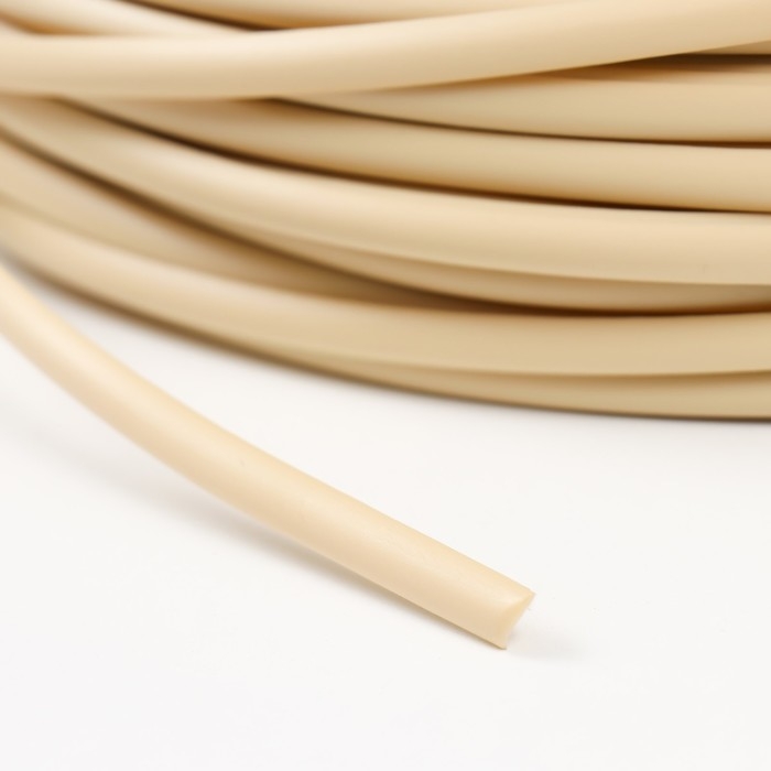 Ротанг искусственный гладкий 7 мм 100 м полутрубка (солома) Ротанг искусственный гладкий 7 мм 100 м полутрубка (солома)