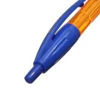 Ручка шариковая автоматическая ErichKrause R-301 Matic&Grip Amber, узел 0.7 мм, синяя, резиновый упор