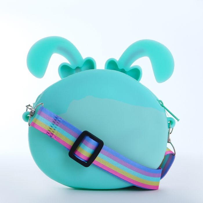 Сумка детская на молнии «Выбражулька», цвет бирюзовый