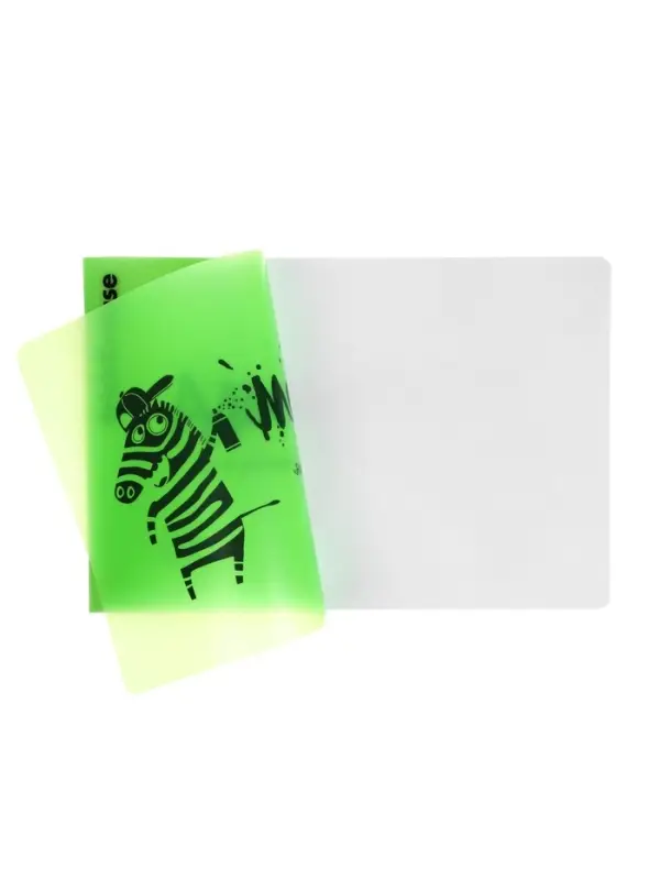 Альбом для рисования Erichkrause Zebra А4, 32 листа, на скобе, Neon зелёный