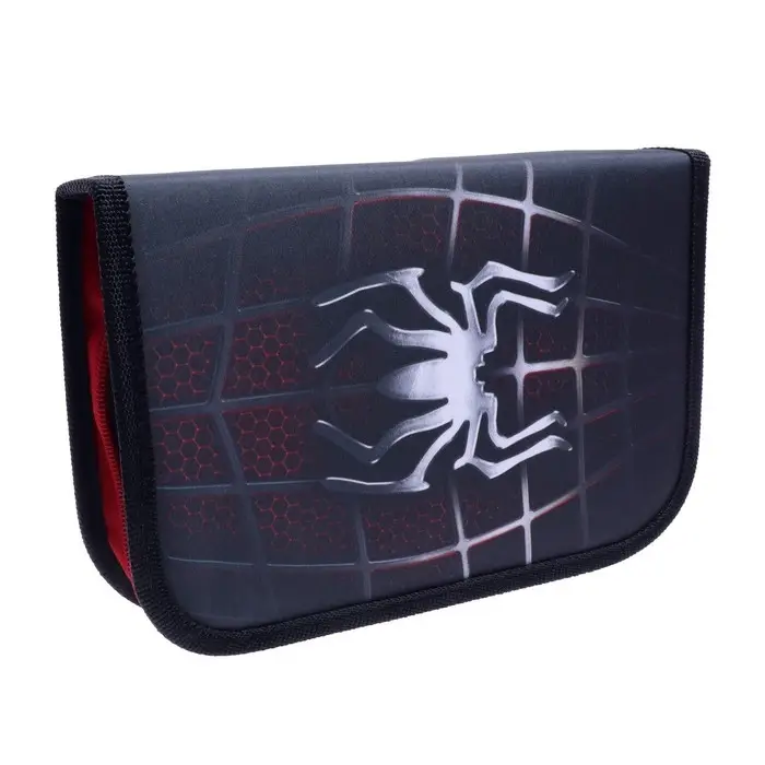 Пенал школьный, 3 секции, 14&times;21&times;4 см &laquo;Паук&raquo;