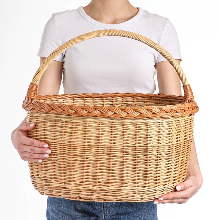 Корзина «Арти», 20 л, дно - 37х25, Верх - 45х30 см, Н= 24/40 см Корзина «Арти», 20 л, дно - 37х25, Верх - 45х30 см, Н= 24/40 см